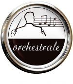 Logo Orchestrale Trasparent Background - White Words